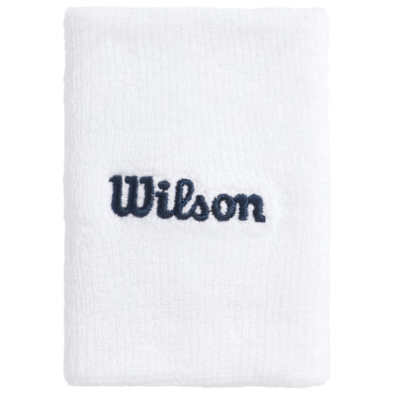 Serre-Poignets Wilson Wide Terry x2 Blanc