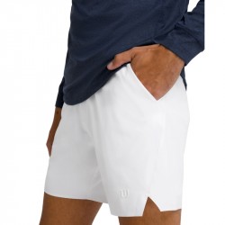 Achat Short Wilson Tournament 7in Blanc