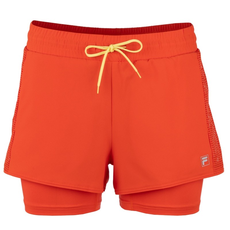 Short Femme Fila 2en1 Elea Orange