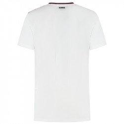 Achat Tee-Shirt K-Swiss Hypercourt Mesh Crew 5 Blanc