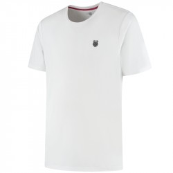 Tee-Shirt K-Swiss Hypercourt Basic Blanc