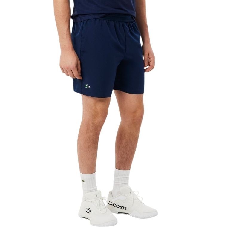 Short Lacoste Tennis Ultra Dry Stretch Bleu Marine