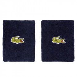 Serre-Poignets Lacoste Jersey Stretch x2 Bleu Marine