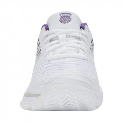 Promo Chaussure Femme K-Swiss Express Light 3 Terre Battue Blanc