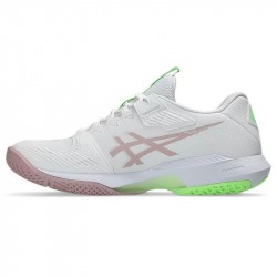 Prix Chaussure Femme Asics Solution Speed FF 4 Toutes Surfaces Blanc