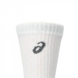 Prix 3 Paires de Chaussettes Asics Crew Blanc