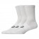 3 Paires de Chaussettes Asics Crew Blanc
