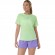 Tee-Shirt de Padel Femme Asics Court All Over Print Vert