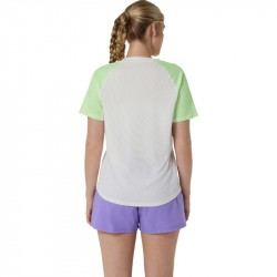 Achat Tee-Shirt De Padel Femme Asics Court All Over Print Vert