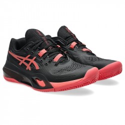 Promo Chaussure Femme Asics Gel Resolution X Terre Battue Noir