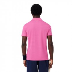Achat Polo Lacoste Tennis Jacquard Stretch Ultra Dry Rose