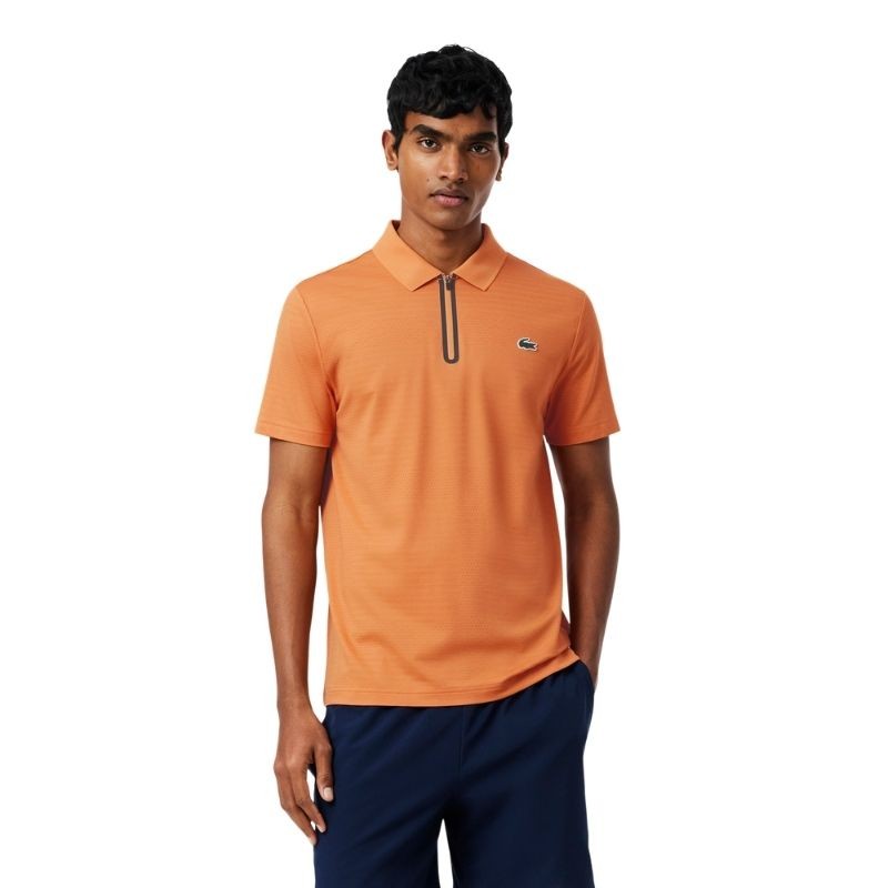 Polo Lacoste Tennis Jacquard Stretch Ultra Dry Orange