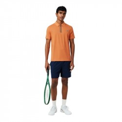 Polo Lacoste Tennis Jacquard Stretch Ultra Dry Orange