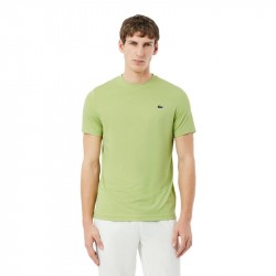 Tee-Shirt Lacoste Tennis Jacquard Stretch Ultra Dry Vert