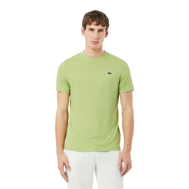 Tee-Shirt Lacoste Tennis Jacquard Stretch Ultra Dry Vert