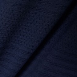 Tee-Shirt Lacoste Tennis Jacquard Stretch Ultra Dry Bleu Marine