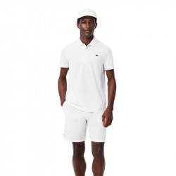 Polo Lacoste Tennis x Novak Djokovic Blanc