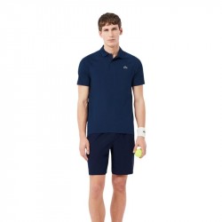 Polo Lacoste Tennis X Novak Djokovic On Court Bleu Marine