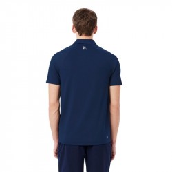 Achat Polo Lacoste Tennis X Novak Djokovic On Court Bleu Marine