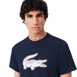 Prix Tee-Shirt Lacoste Sport Ultra Dry Logo XXL Bleu Marine