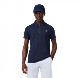Polo Lacoste Tennis Jacquard Stretch Ultra Dry Bleu Marine