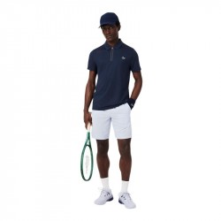 Polo Lacoste Tennis Jacquard Stretch Ultra Dry Bleu Marine