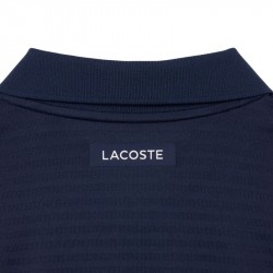 Vente Polo Lacoste Tennis Jacquard Stretch Ultra Dry Bleu Marine