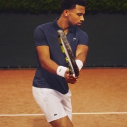 Polo Lacoste Tennis Jacquard Stretch Ultra Dry Bleu Marine