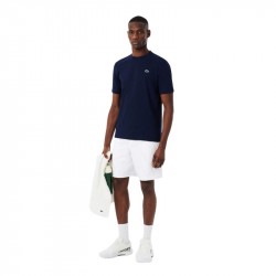 Promo Short Lacoste Sport Léger Taffetas Diamanté Blanc