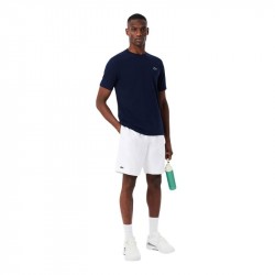 Achat Short Lacoste Sport Léger Taffetas Diamanté Blanc