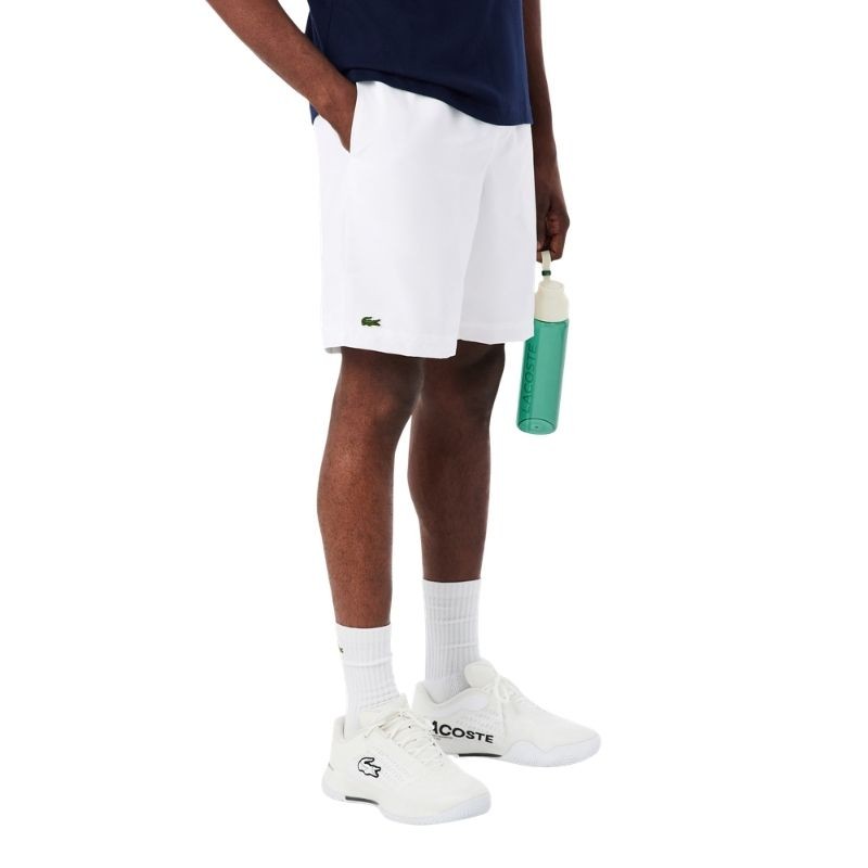 Short Lacoste Sport Léger Taffetas Diamanté Blanc
