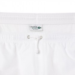 Short Lacoste Sport Léger Taffetas Diamanté Blanc