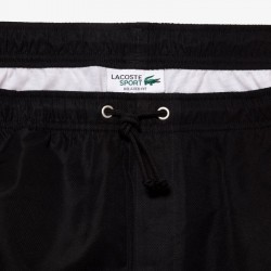 Short Lacoste Sport Léger Taffetas Diamanté Noir