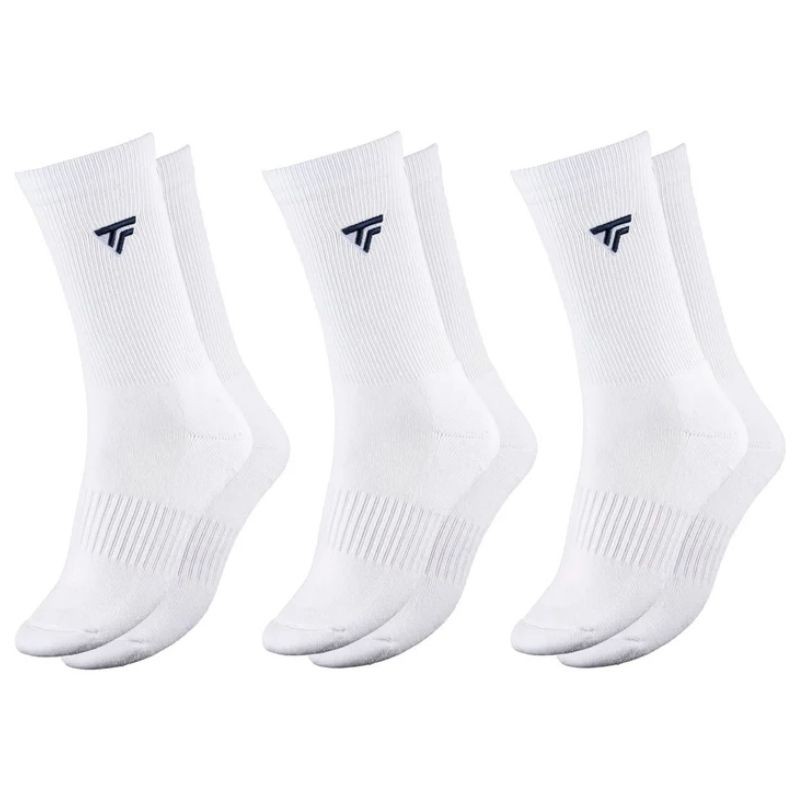 3 Paires de Chaussettes Tecnifibre Classic Blanc