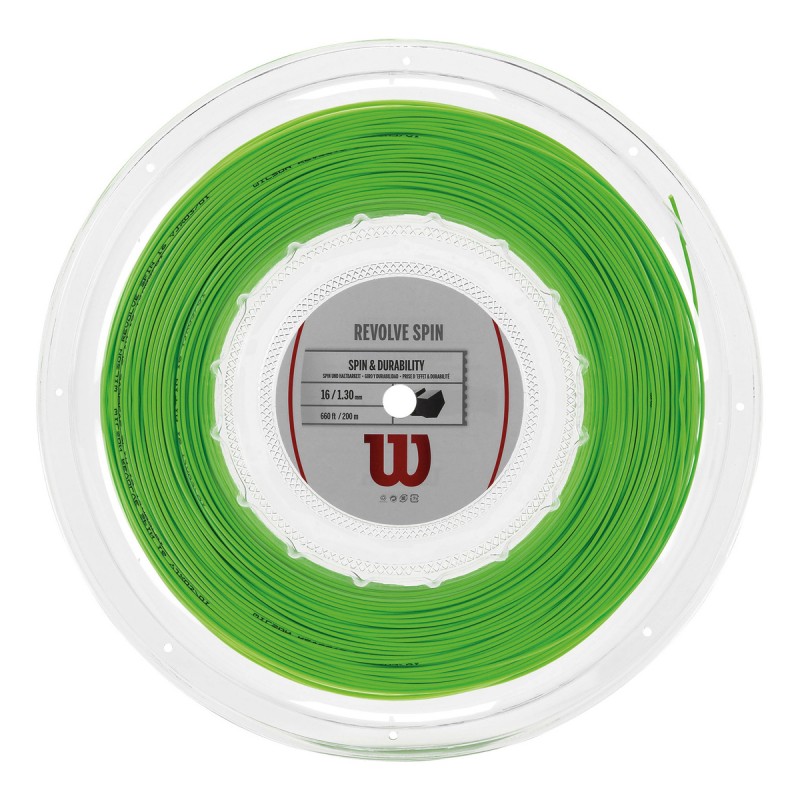 Bobine de Cordage Wilson Revolve Spin Vert (200m)