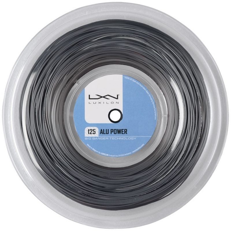 Bobine de cordage Luxilon Alu Power Gris (200m)