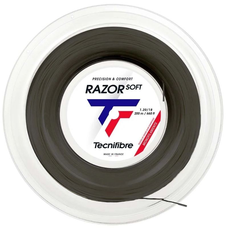 Bobine de Cordage Tecnifibre Razor Soft Noir (200m)