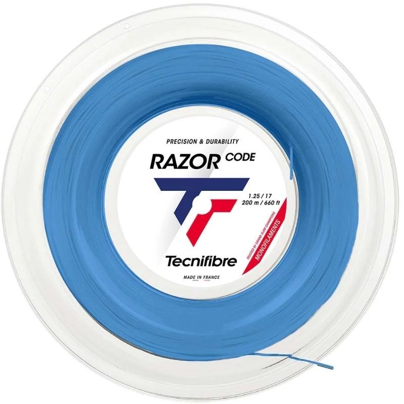 Bobine de Cordage Tecnifibre Razor Code Bleu (200m)