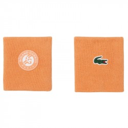 Serre-Poignets Lacoste Edition Roland Garros x2 Orange