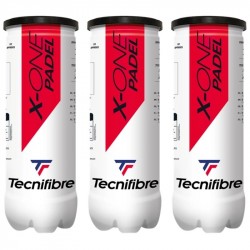 Tripack De 3 Balles de Padel Tecnifibre X-One
