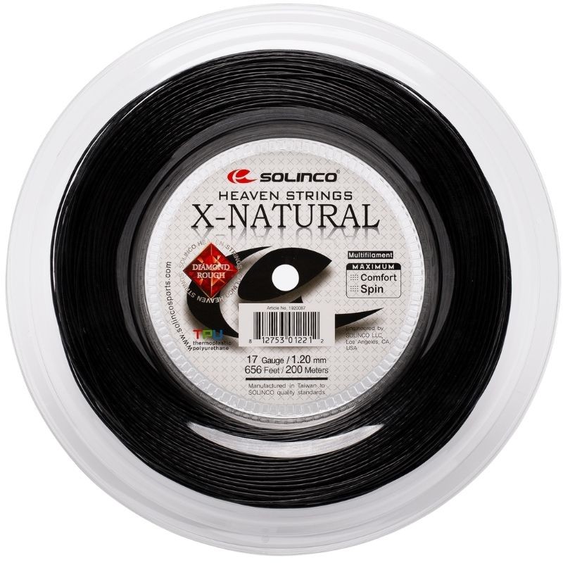 Bobine de cordage Solinco X-Natural (200m)