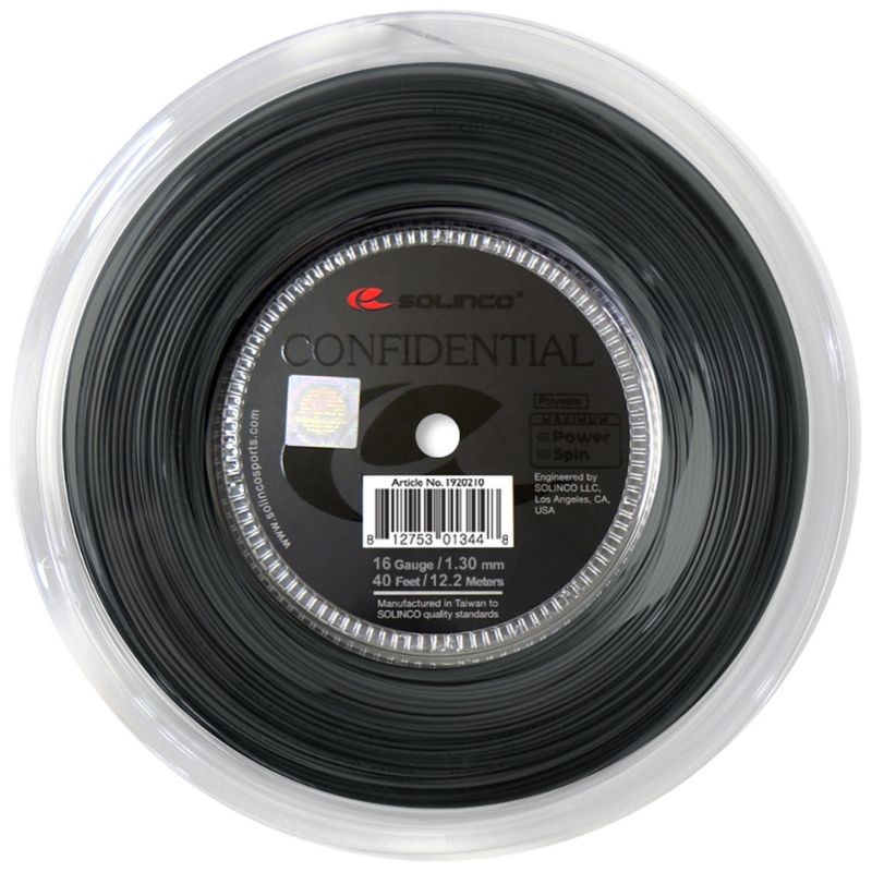 Bobine de cordage Solinco Confidential (200m)