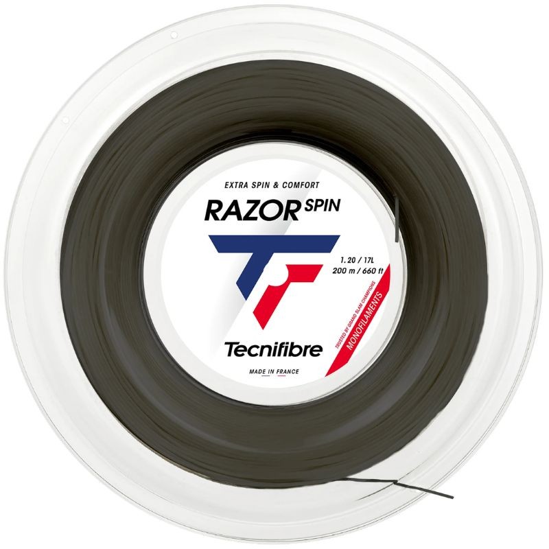 Bobine De Cordage Tecnifibre Razor Spin Noir