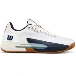 Chaussure Wilson Rush Tour 5 Terre Battue Blanc