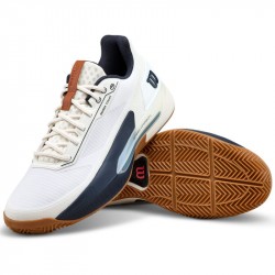Chaussure Wilson Rush Tour 5 Terre Battue Blanc