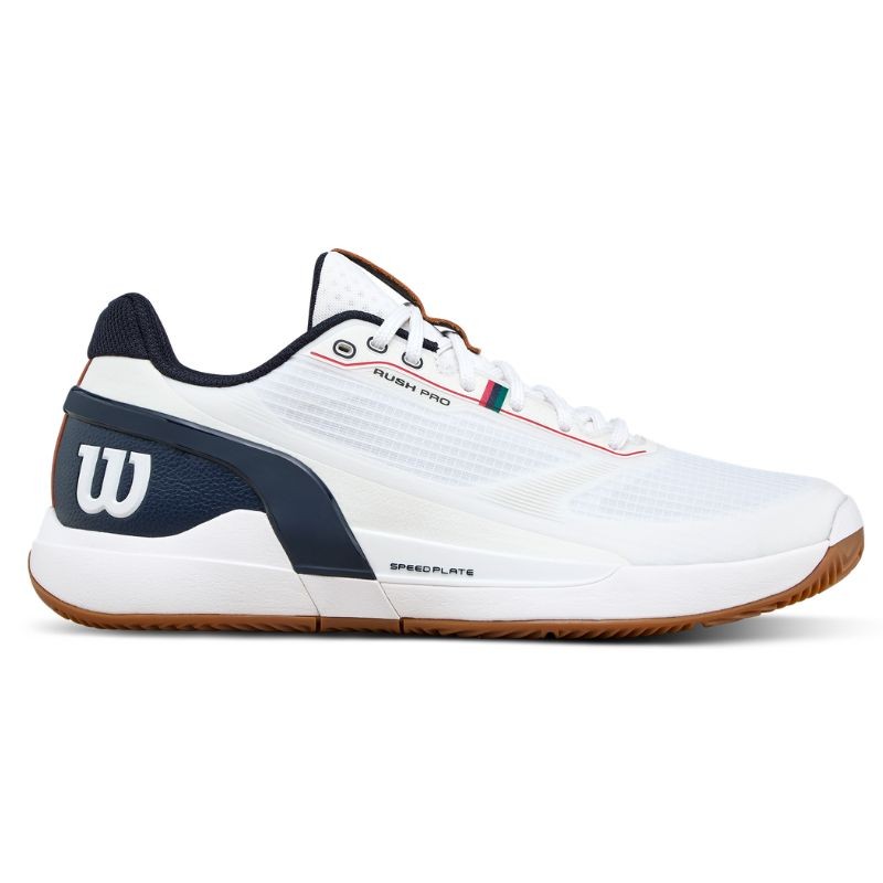 Chaussure Wilson Rush Pro 5 Terre Battue Blanc