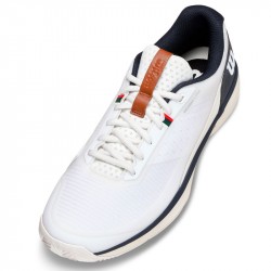 Promo Chaussure Wilson Rush Lite 5 Terre Battue Blanc