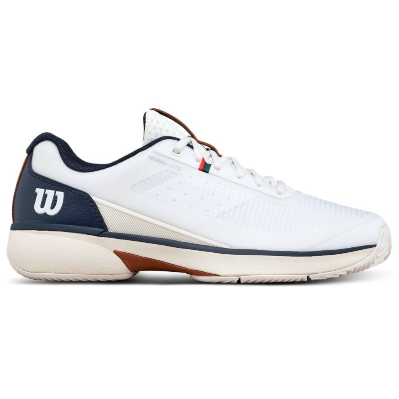 Chaussure Wilson Rush Lite 5 Terre Battue Blanc