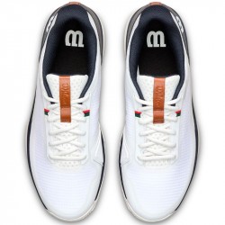 Chaussure Wilson Rush Lite 5 Terre Battue Blanc