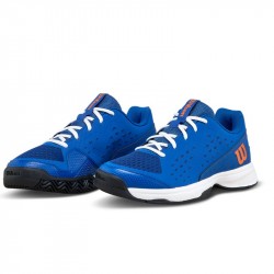 Chaussure Enfant Wilson Rush Pro L Toutes Surfaces Bleu